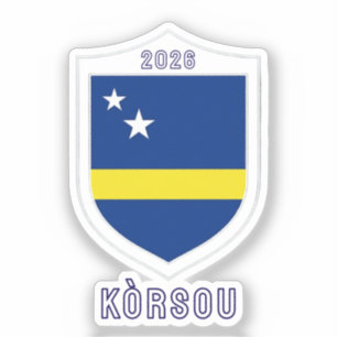 Curaçao 2026 Weltmeisterschaft Aufkleber