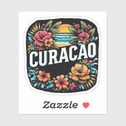 Curacao Aufkleber (Blatt)