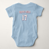 Curaçao Baby Strampler (Rückseite)