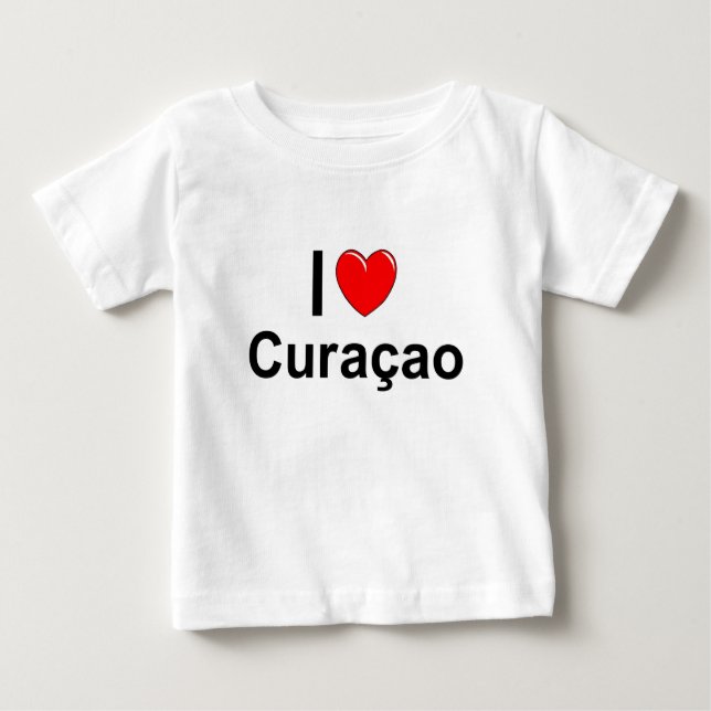 Curaçao Baby T-shirt (Vorderseite)
