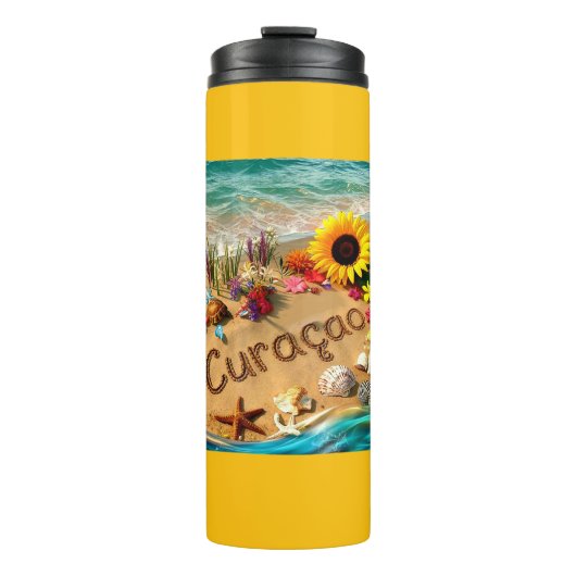 Curacao Beach Thermosbecher (Vorderseite)