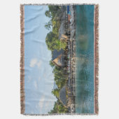 Curacao Beach Throw Blanket Decke (Vorderseite Vertikal)