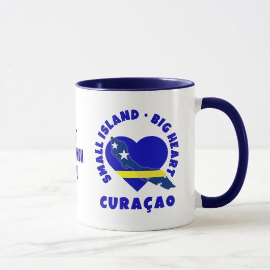 CURAÇAO Benutzerdefinierte beste Fußballmutter Tasse (Rechts)