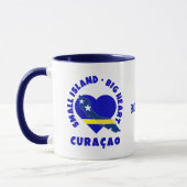 CURAÇAO Benutzerdefinierte beste Fußballmutter Tasse (Links)