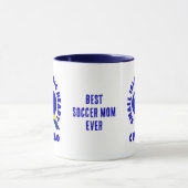 CURAÇAO Benutzerdefinierte beste Fußballmutter Tasse (Zentrum)