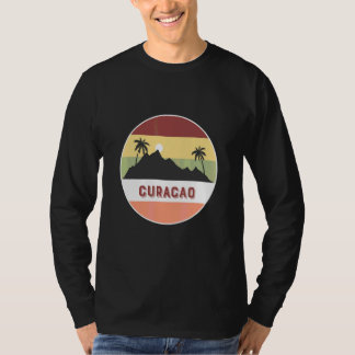Curaçao Berg Und Palmen T-Shirt