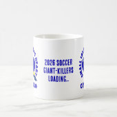 CURAÇAO Big Heart Fun Benutzerdefiniert 2026 Fußba Kaffeetasse (Mittel)