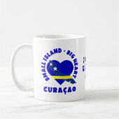 CURAÇAO Big Heart Fun Benutzerdefiniert 2026 Fußba Kaffeetasse (Links)
