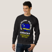 CURAÇAO Big Heart Fun Custom 2026 Fußball Sweatshirt (Vorne ganz)