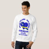 CURAÇAO Big Heart Fun Custom 2026 Soccer Sweatshirt (Vorne ganz)