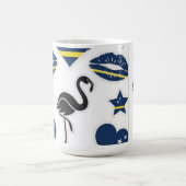 Curaçao Blue Wave Design Kaffeetasse (Mittel)