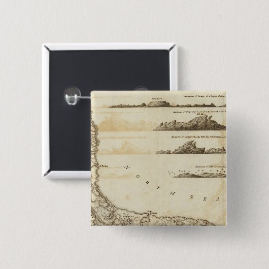 Curaçao Button (Vorne & Hinten)