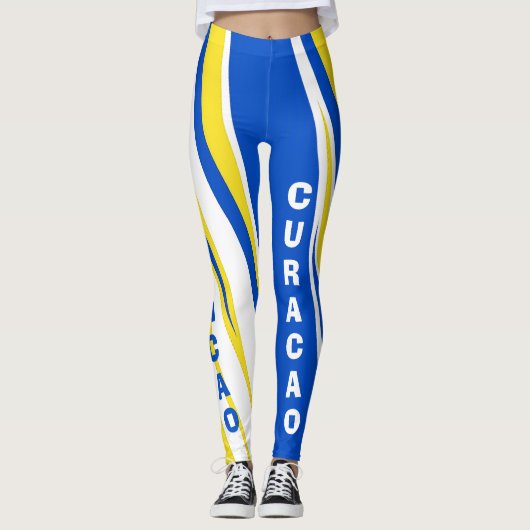 Curaçao Classic farbenfroh  Leggings (Vorderseite)