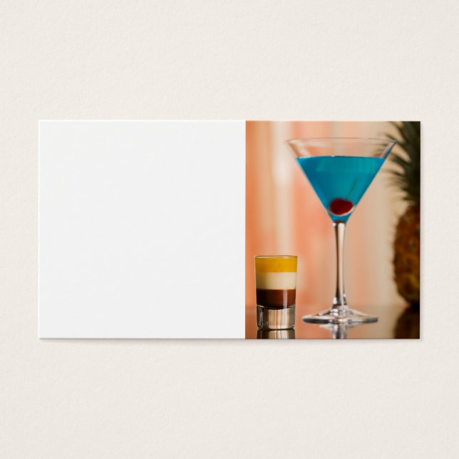 Curacao-Cocktail (Vorderseite)