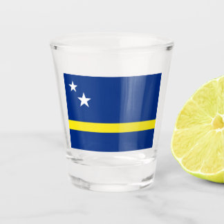 Curacao Country Vacation Flag National Patriotic Schnapsglas