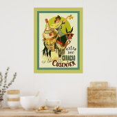 Curaçao Cusenier ~ Vintage Werbung Poster (Küche)