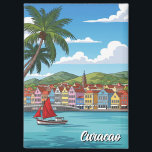 Curacao Dutch Caribbean Magnet<br><div class="desc">Curaçao ist eine lebendige Inselnation im südlichen Karibischen Meer, direkt vor der Küste Venezuelas und einem Teil des Königreichs der Niederlande gelegen. Die Hauptstadt Willemstad, bekannt für ihre farbenfrohe holländische Kolonialarchitektur, ist ein UNESCO-Weltkulturerbe mit der berühmten Handelskade, der schwebenden Queen Emma Bridge und den lebhaften Stadtteilen Punda und Otrobanda. Curaçao...</div>