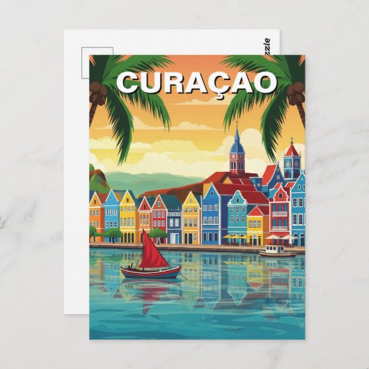 Curacao Dutch Caribbean Postkarte (Vorne/Hinten)