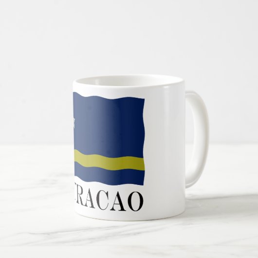Curacao flag kaffeetasse (VorderseiteRechts)