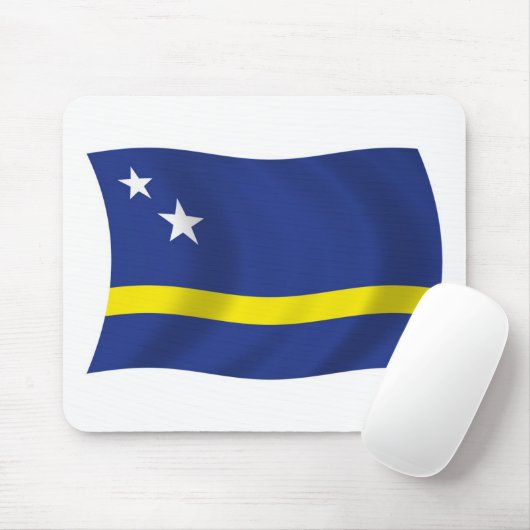Curacao Flag Mousepad (Mit Mouse)