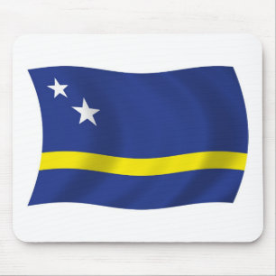 Curacao Flag Mousepad