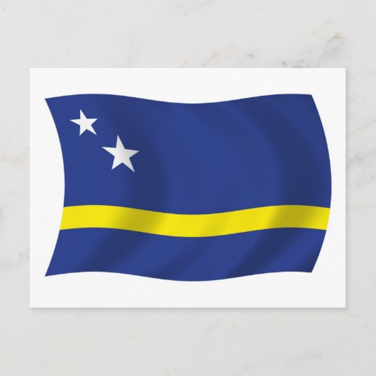 Curacao Flag Postkarte (Vorderseite)