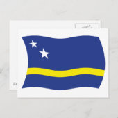 Curacao Flag Postkarte (Vorne/Hinten)