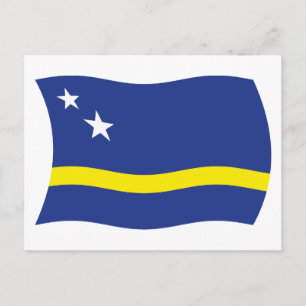 Curacao Flag Postkarte