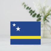 Curaçao Flag Postkarte (Stehend Vorderseite)