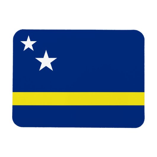 Curacao Flag Premium Magnet (Horizontal)