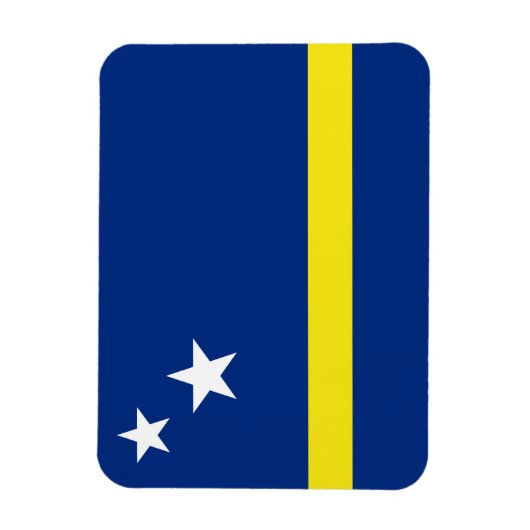 Curacao Flag Premium Magnet (Vertikal)