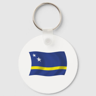 Curaçao Flag Schlüsselanhänger