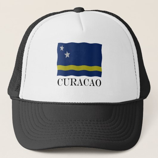 Curacao flag truckerkappe (Vorderseite)