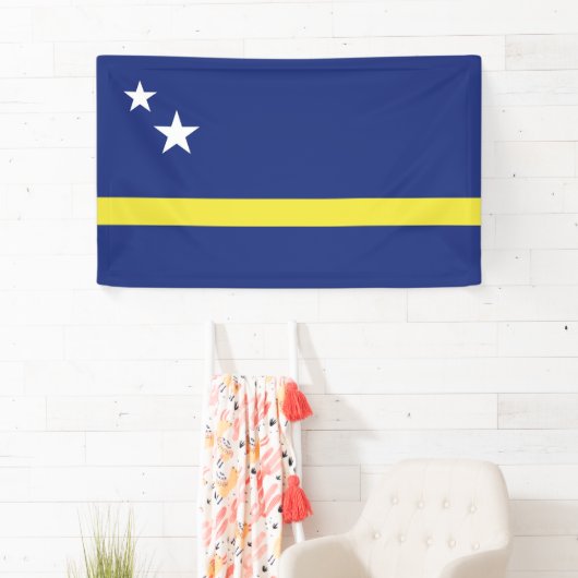 Curaçao-Flagge Banner (Insitu)