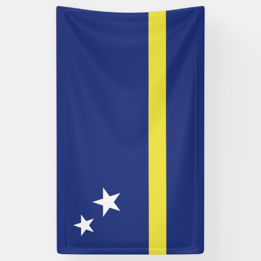 Curaçao-Flagge Banner (Vertikal)
