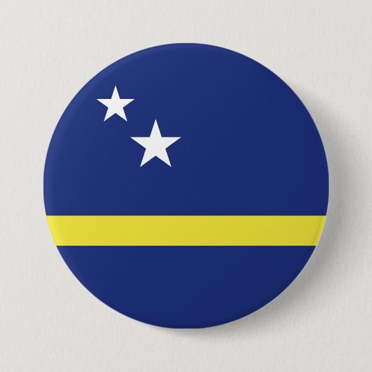 Curaçao-Flagge Button (Vorderseite)