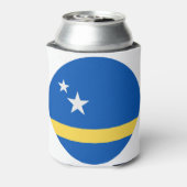 Curacao-Flagge Dosenkühler (Kanne Rückseite)