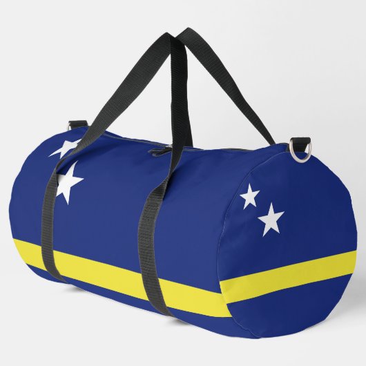 Curaçao-Flagge Duffle Bag (Linke Ecke)