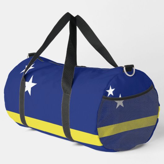Curaçao-Flagge Duffle Bag (Rechte Ecke)