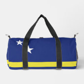 Curaçao-Flagge Duffle Bag (Vorderseite)