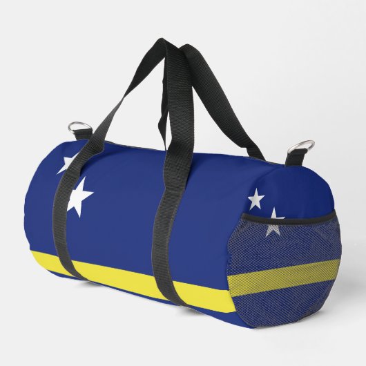 Curaçao-Flagge Duffle Bag (Rechte Ecke)