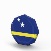 Curaçao-Flagge Fotoblock (Rechts)