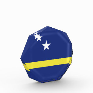 Curaçao-Flagge Fotoblock