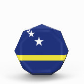 Curaçao-Flagge Fotoblock (Vorderseite)