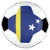 Curaçao-Flagge Fußball (Gedreht)