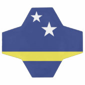 Curaçao-Flagge Fußball (Flach)