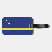 Curaçao-Flagge Gepäckanhänger (Rückseite horizontal)