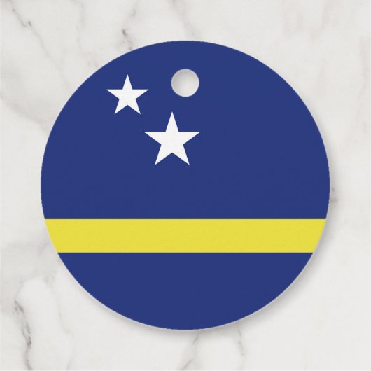 Curaçao-Flagge Geschenkanhänger (Rückseite)