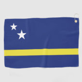 Curaçao-Flagge Golfhandtuch (Horizontal)