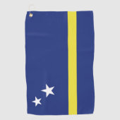 Curaçao-Flagge Golfhandtuch (Vorderseite)
